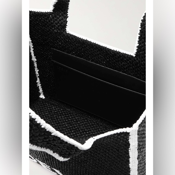 Loewe large black Raffia Paula collab - Picture 3 of 13
